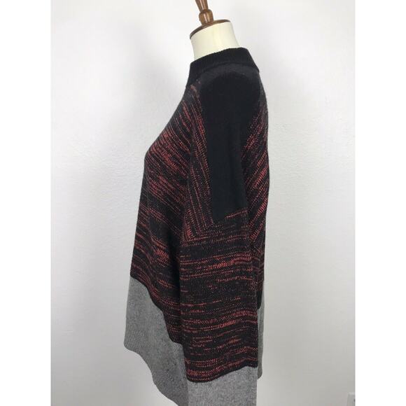 Alexander Wang Marbled Colorblock Pullover Sweater Wool Cashmere - Picture 5 of 8